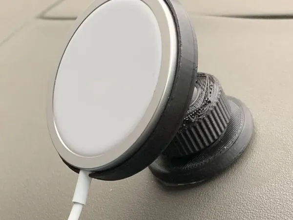 Uchwyt MagSafe do samochodu z PETG/ASA — mocowanie 3D wydrukowane